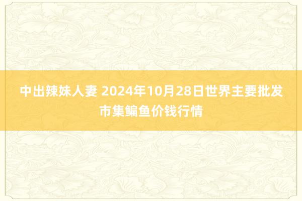 中出辣妹人妻 2024年10月28日世界主要批发市集鳊鱼价钱行情