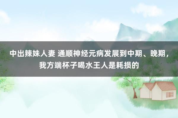 中出辣妹人妻 通顺神经元病发展到中期、晚期，我方端杯子喝水王人是耗损的