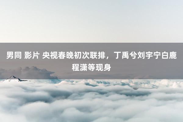 男同 影片 央视春晚初次联排，丁禹兮刘宇宁白鹿程潇等现身