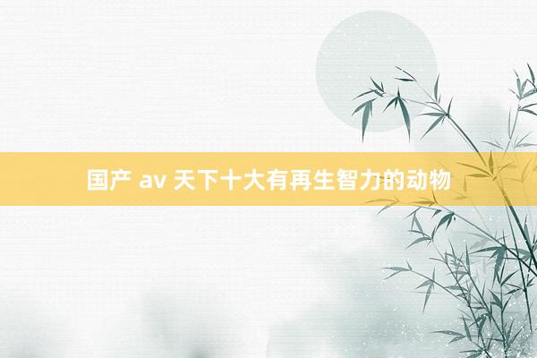 国产 av 天下十大有再生智力的动物