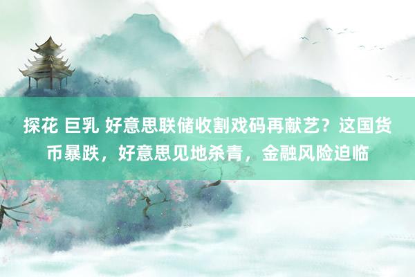 探花 巨乳 好意思联储收割戏码再献艺？这国货币暴跌，好意思见地杀青，金融风险迫临