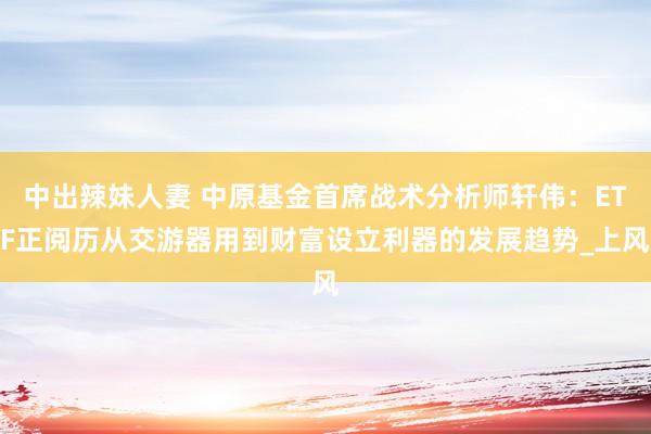 中出辣妹人妻 中原基金首席战术分析师轩伟：ETF正阅历从交游器用到财富设立利器的发展趋势_上风