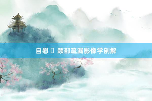 自慰 ​颈部疏漏影像学剖解
