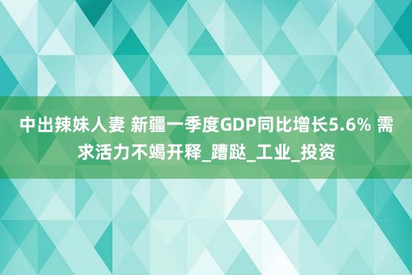 中出辣妹人妻 新疆一季度GDP同比增长5.6% 需求活力不竭开释_蹧跶_工业_投资